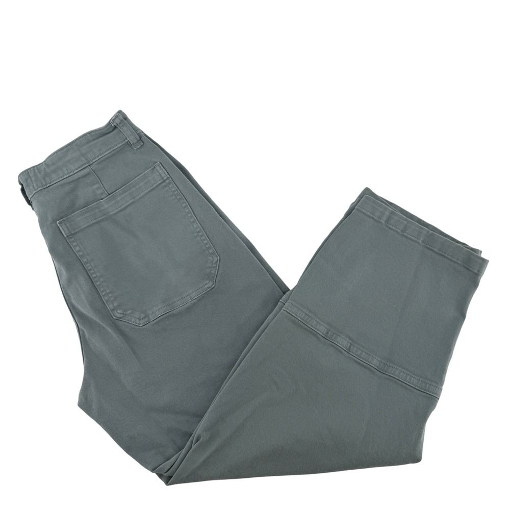 Everlane Cropped Ankle Pants in Slate Gray